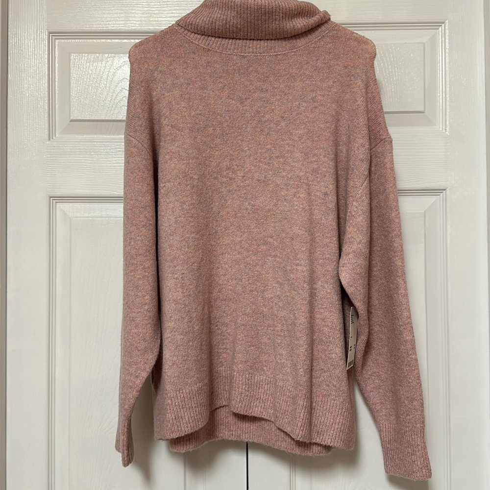 Urban Outfitters Size S Pink/Purple Oversized Women’s Turtleneck Sweater (NWT)